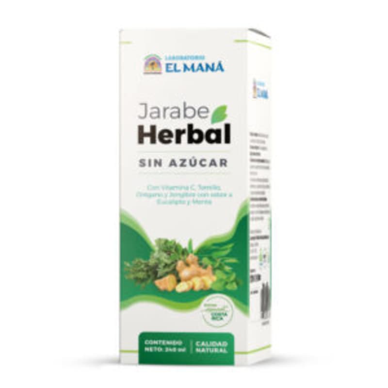 jarabe herbal Sin azúcar - El maná
