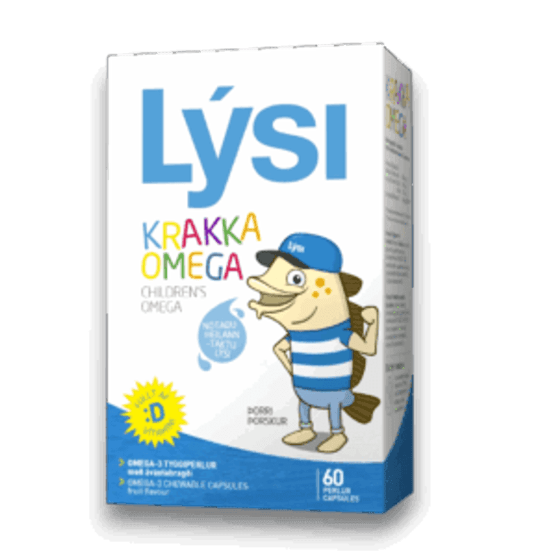 Omega 3 con Vitamina D3 60 Perlas Masticables - Lýsi