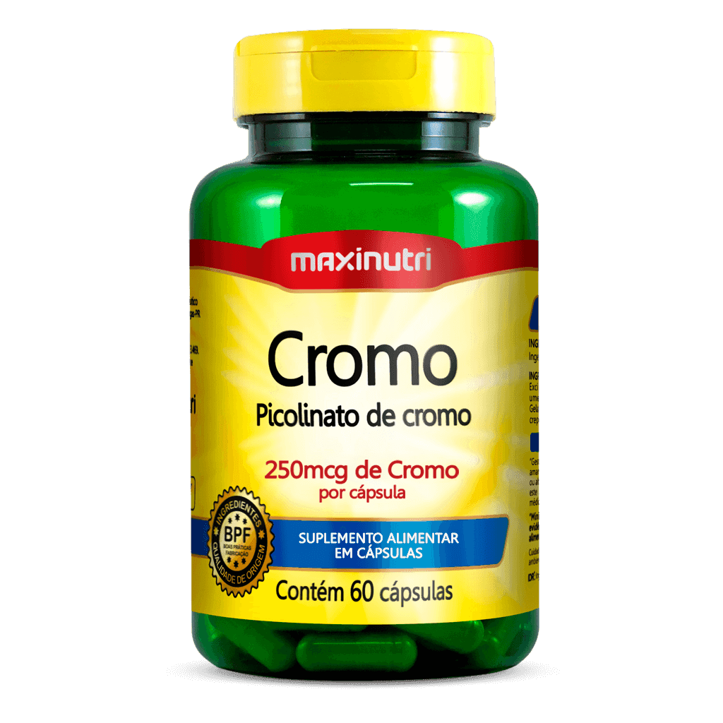 Cromo (Picolinato de cromo) – Maxinutri (60 cápsulas)
