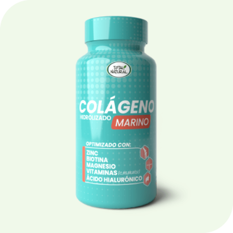 Colágeno Hidrolizado Marino – Total Natural (60 cápsulas)