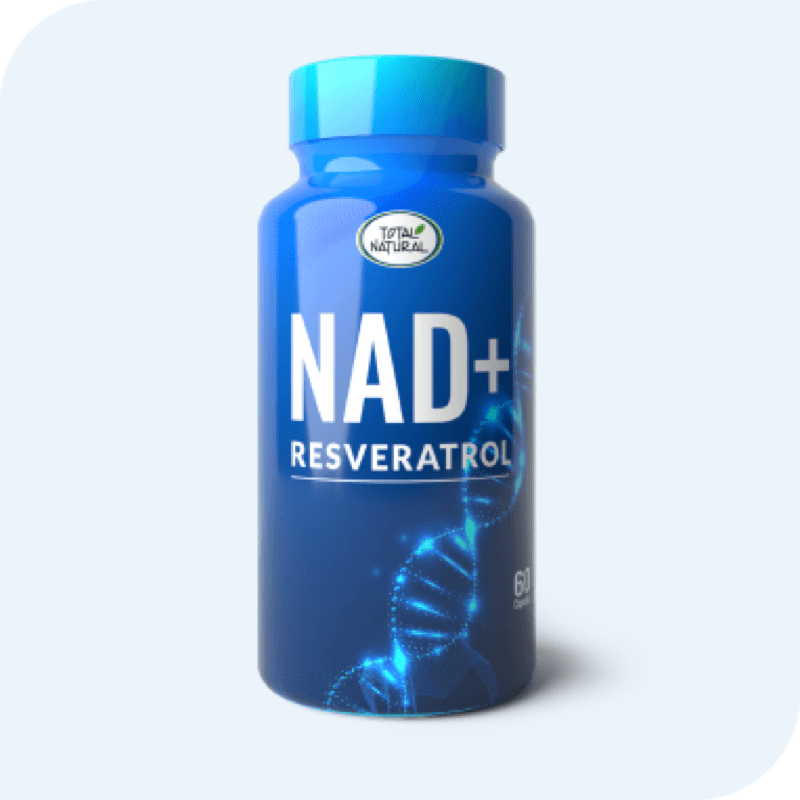 NAD + Resveratrol 60 Capsulas - Total Natural