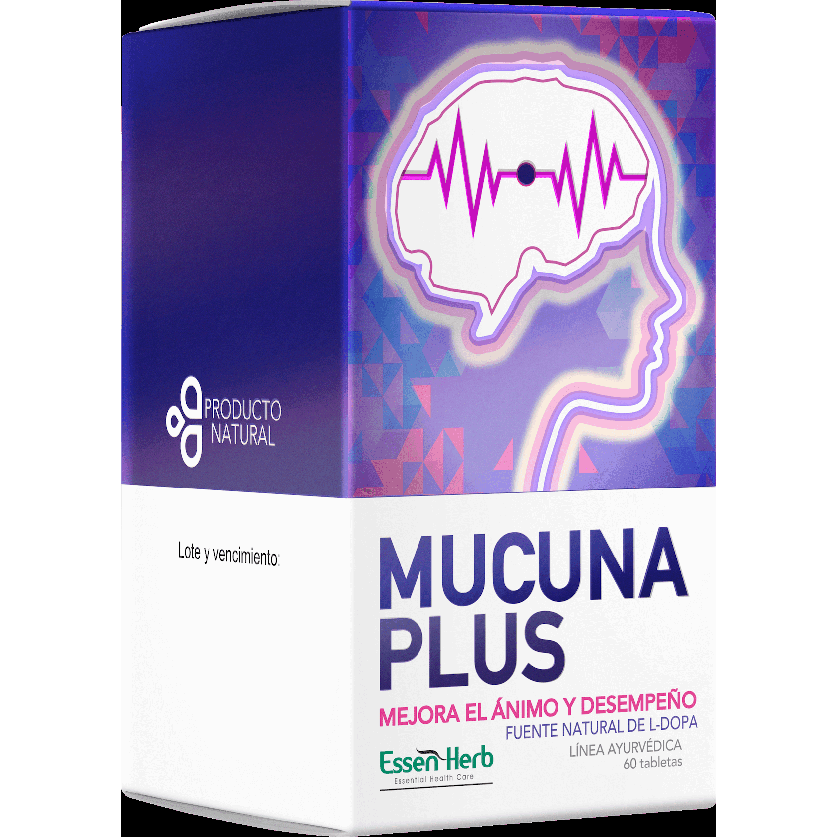 MUCUNA PLUS® 60 Tabletas - Essen Herb