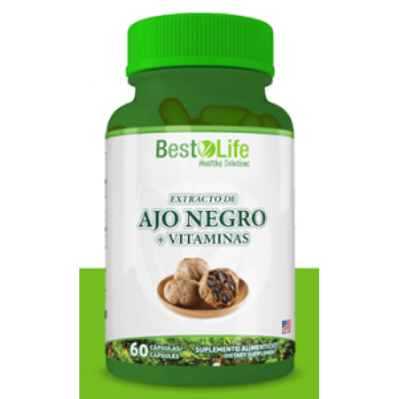 Extracto de Ajo Negro 60 Cápsulas - Best Life
