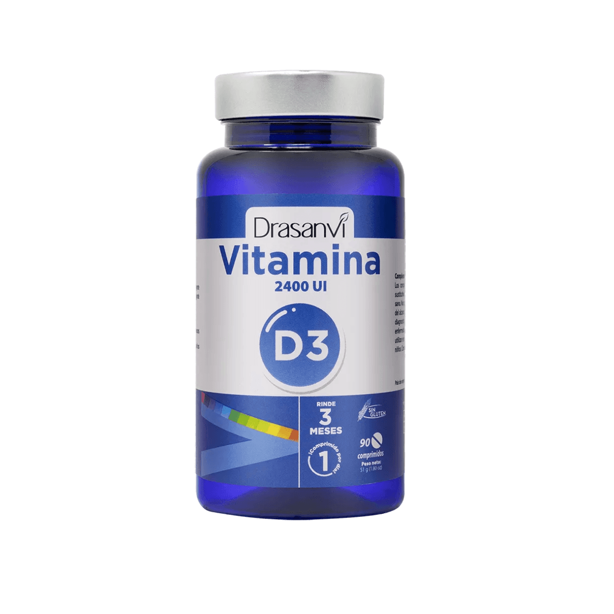 Vitamina D3 2400 UI 90 Comprimidos - Drasanvi