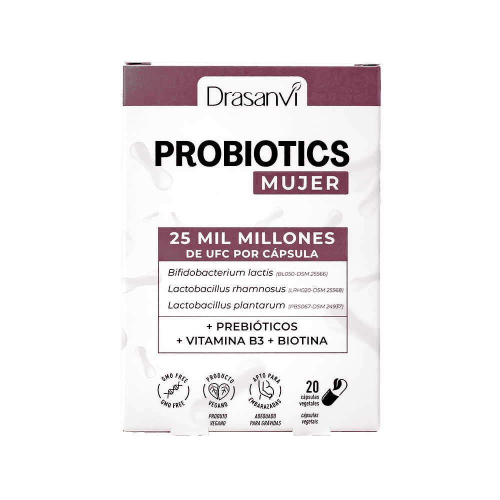 Probioticos Mujer 20 Cápsulas Drasanvi