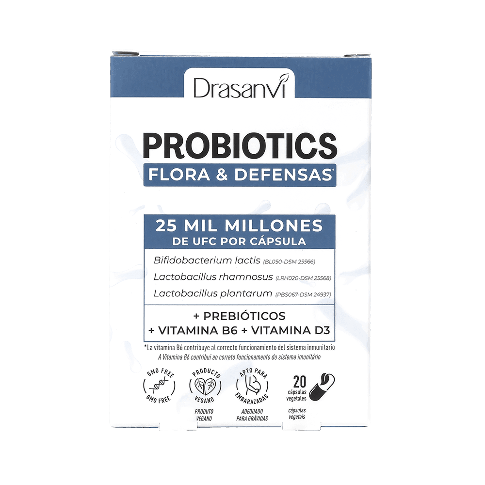 Probioticos Flora & Defensas 20 Capsulas Drasanvi