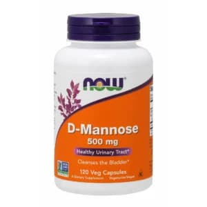 D-Mannose 500mg 120 Capsulas - NOW Foods