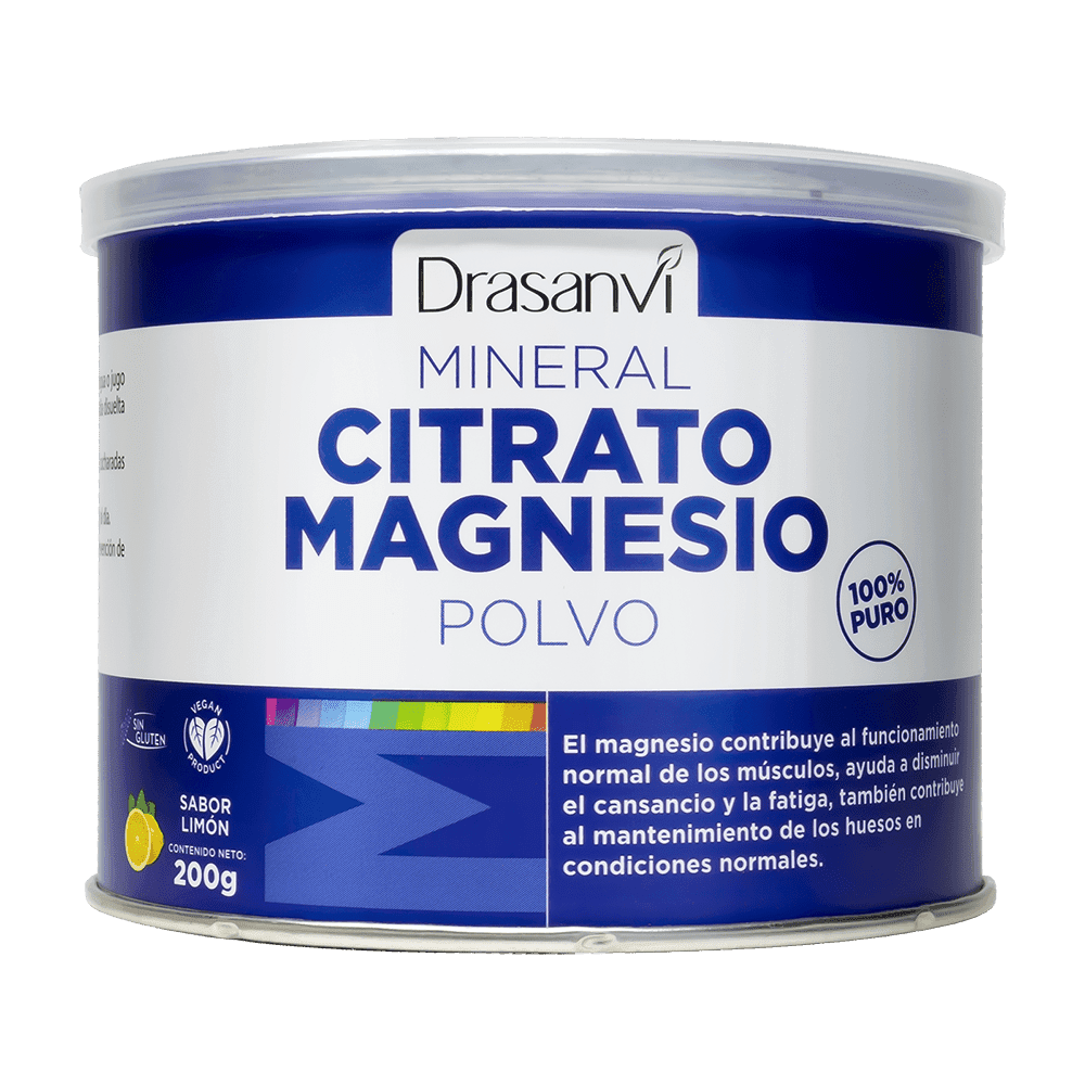 Citrato Magnesio Sabor Limón Polvo 200g.Drasanví