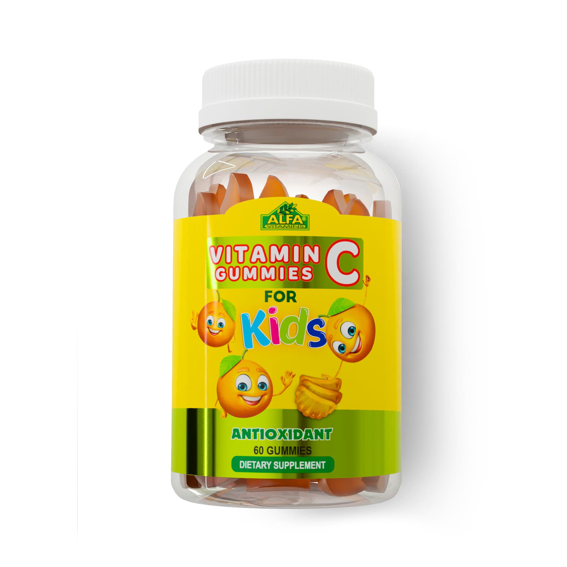 Vitamina C para Niños 60 gomitas - ALFA VITAMINS