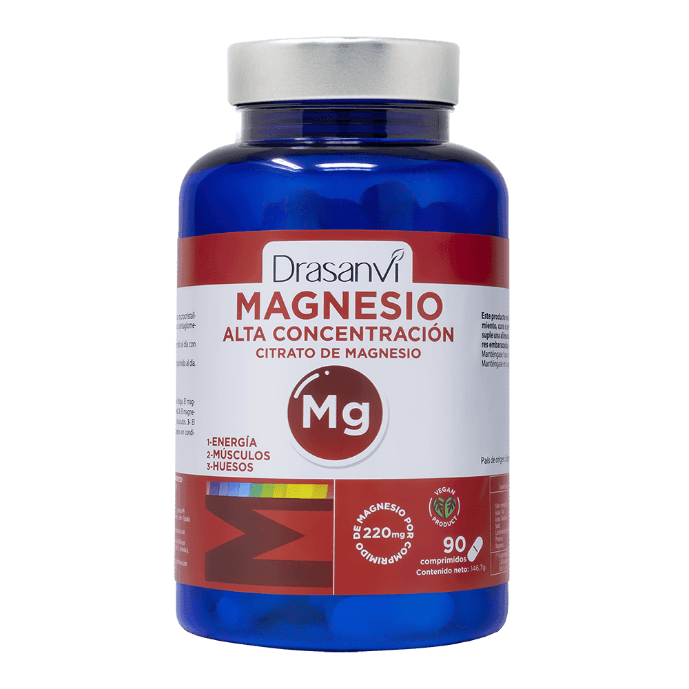 Citrato Magnesio Alta Concentración 90 Comprimidos - Drasanvi