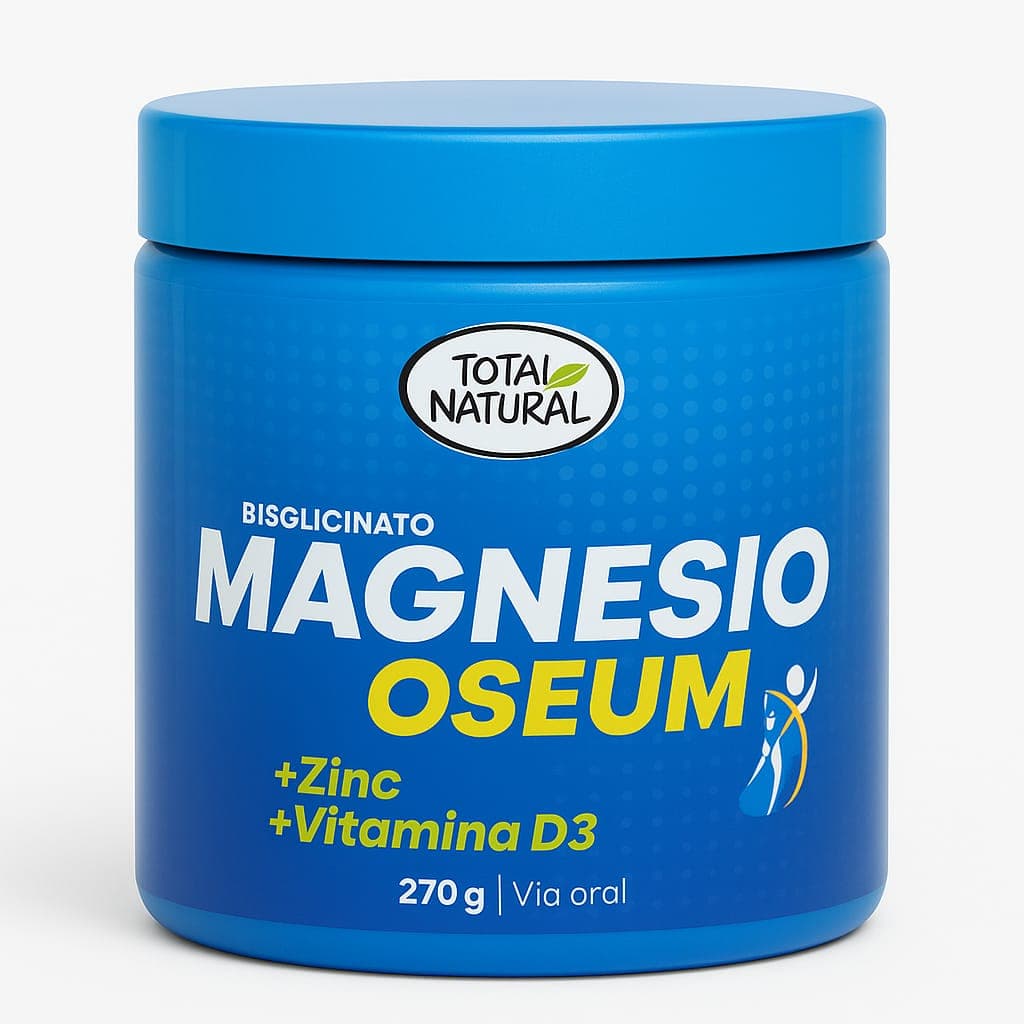 Magnesio Oseum en Polvo – Total Natural (270 g)