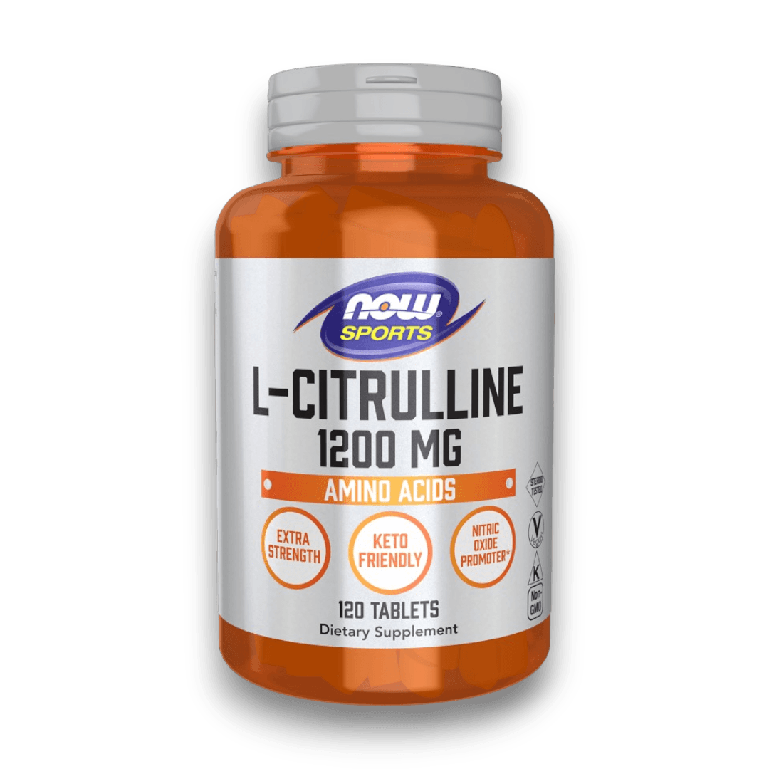 L-Citrulline 1200 mg 120 Tabletas - Now Sports
