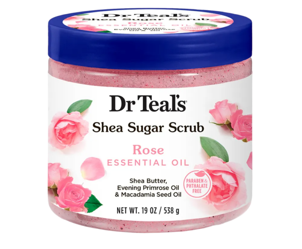 Exfoliante Corporal Dr.Teal's Sugar Rose 538g Dr. Teal's