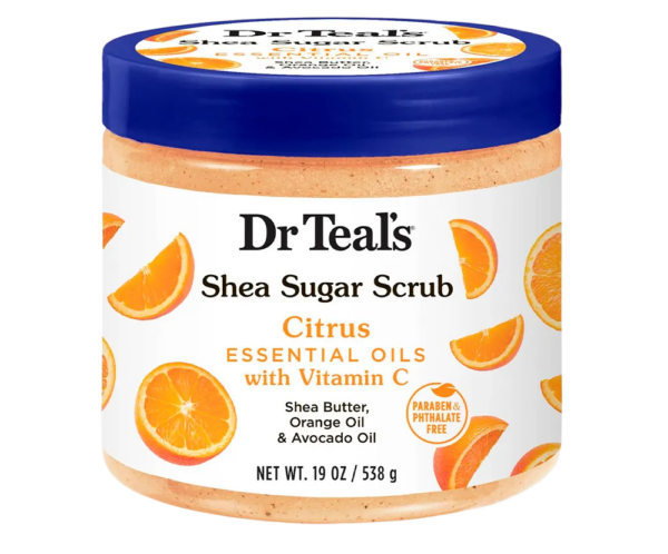 Exfoliante Corporal Dr.Teal's Sugar Citrus Vitamin C 538g Dr. Teal's