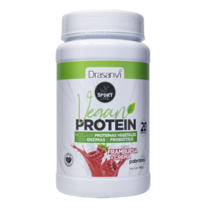 Proteína Vegana Frambuesa y Nata 600 g Sport Live