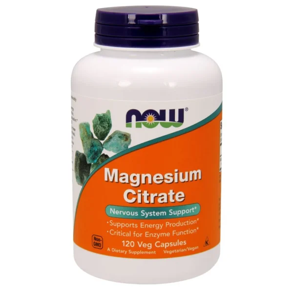Citrato de Magnesio 120 capsulas NOW