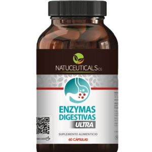 Enzimas digestivas 60 cápsulas. Natuceuticals