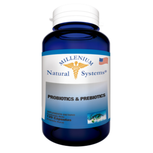 Probiotics y Prebiotics 120 cápsulas. Millenium
