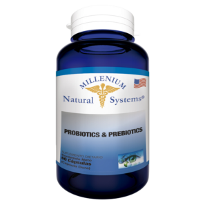 Probiotics y Prebiotics 60 cápsulas. Millenium