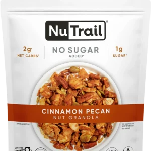 Granola NuTrail - Cinnamon Pecan - Granola de nueces sin azúcar añadida