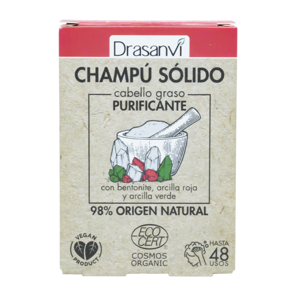 Champú Sólido Cabello Graso Cosmos Organic Bio. Drasanvi