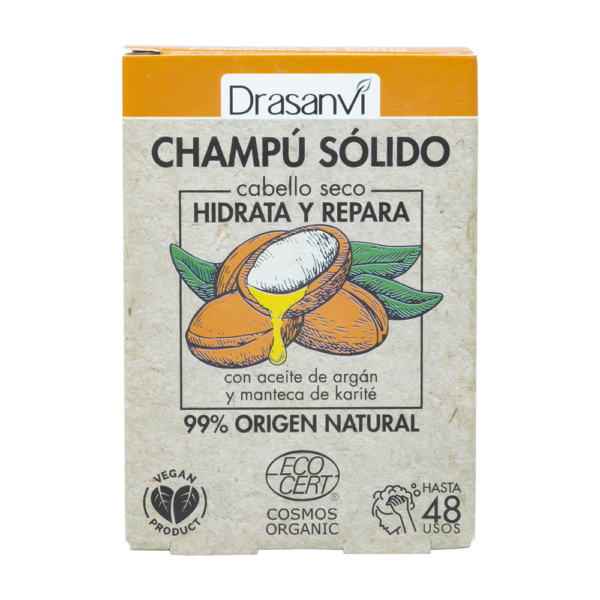 Champú Sólido Cabello Seco Cosmos Organic Bio. Dransanvi