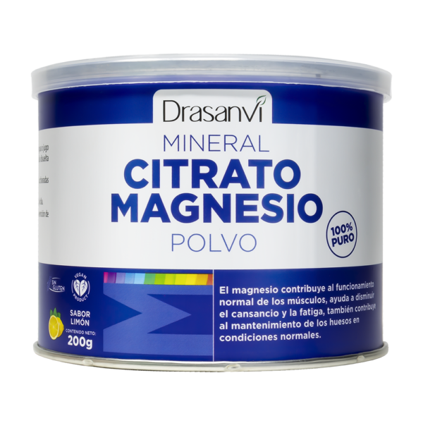 Citrato Magnesio Sabor Limón Polvo 200g