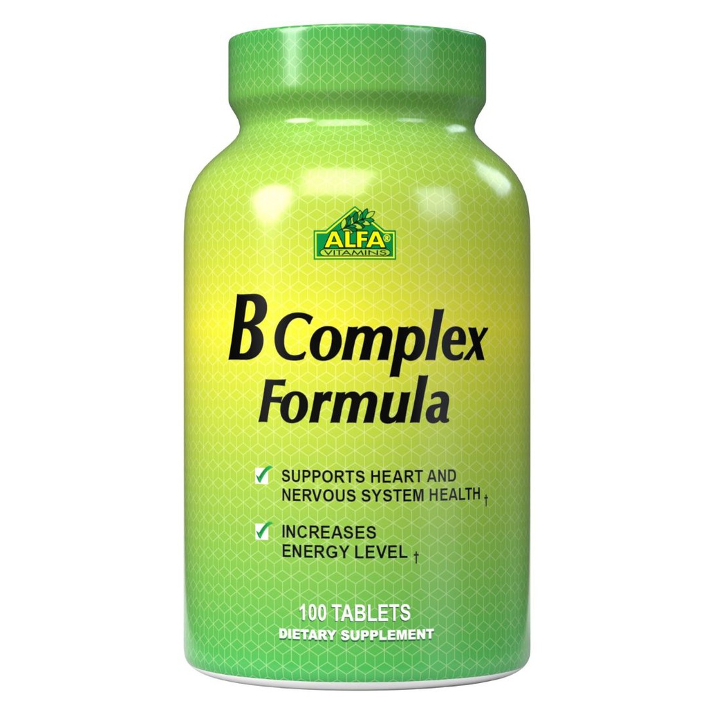 B - Complex Formula 100 Tabletas - ALFA VITAMINS