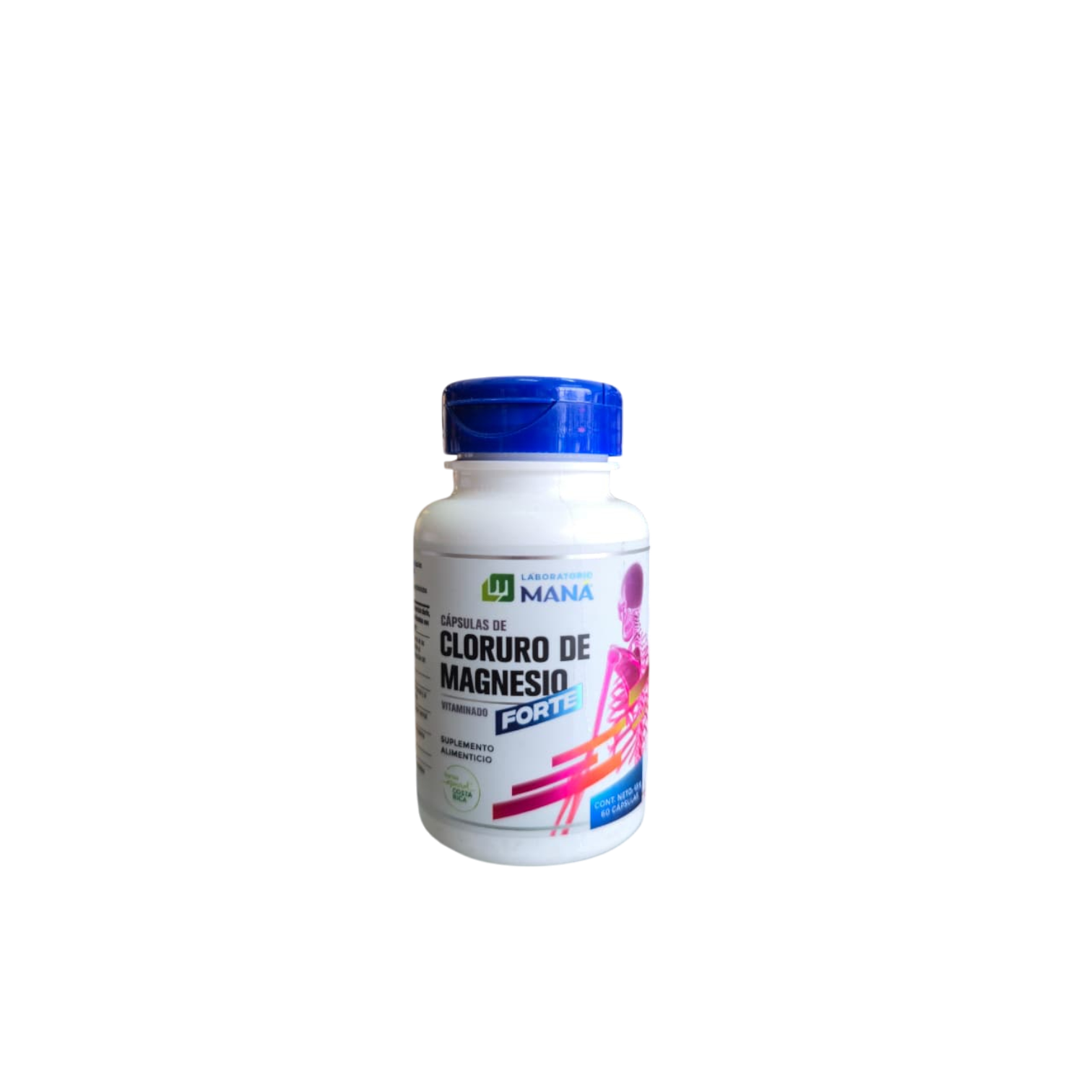 Cloruro de Magnesio Forte 60 Capsulas - El Mana