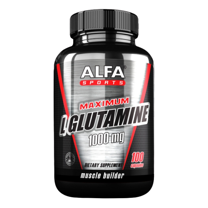 L-Glutamine 1000mg 100 Capsulas - ALFA SPORTS