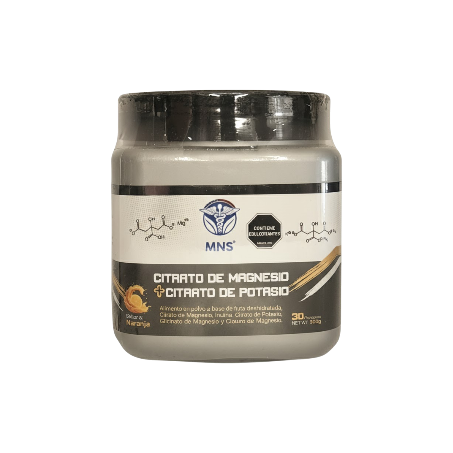 Citrato de Magnesio + Citrato de Potasio 300g - Millenium Natural Systems