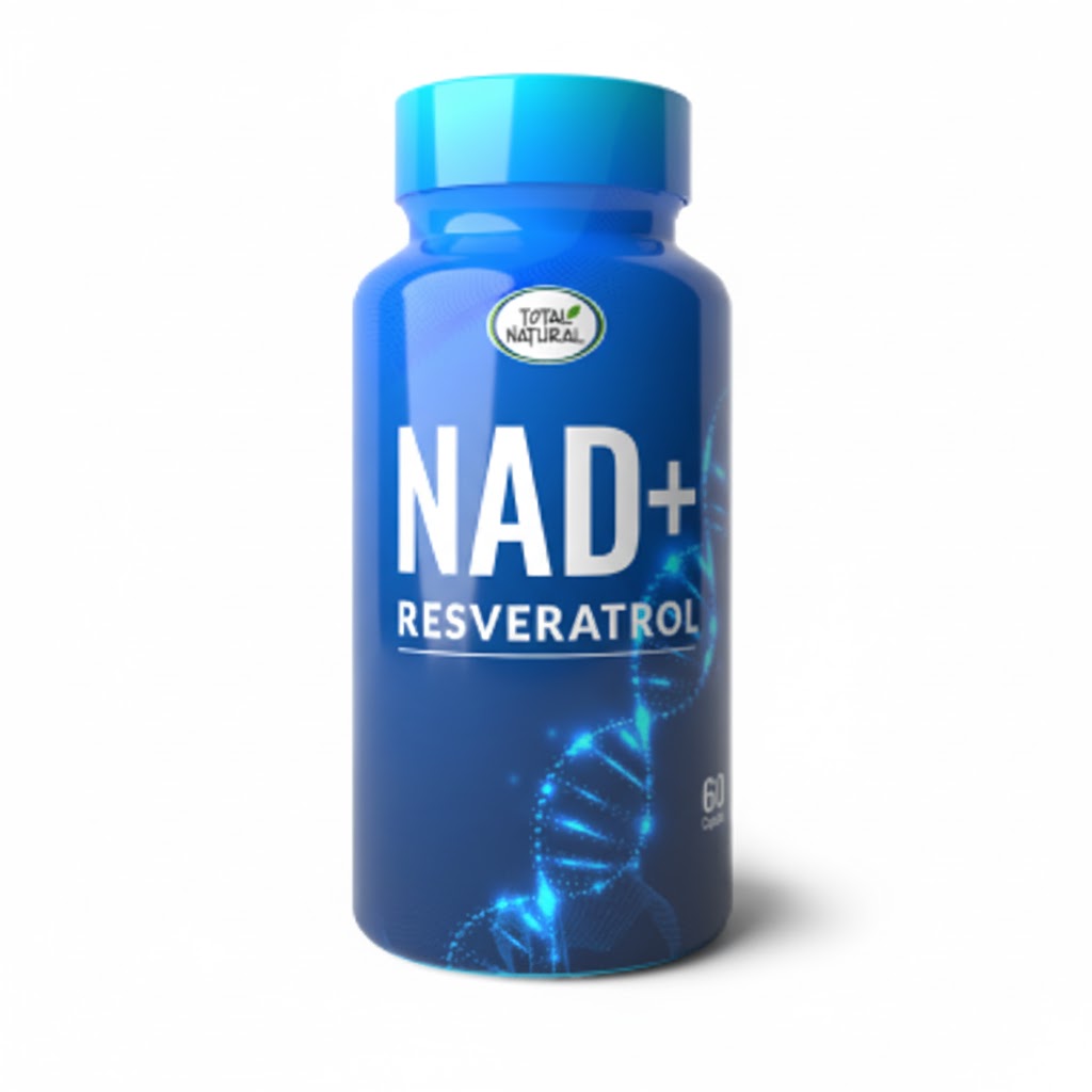 NAD + Resveratrol 60 Capsulas - Total Natural