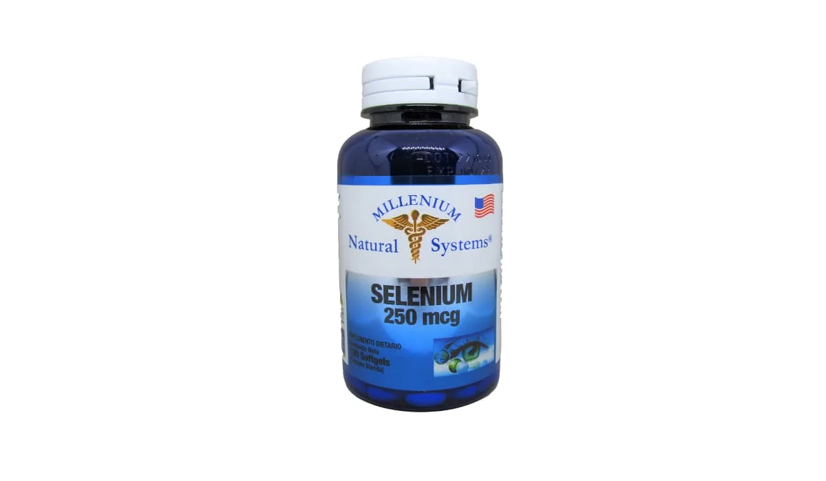 Selenium 250mcg 100 Softgels - Millenium Natural Systems