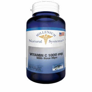 Vitamina C 1000mg con Rosa Mosqueta 100 softgels - Millenium Natural Systems