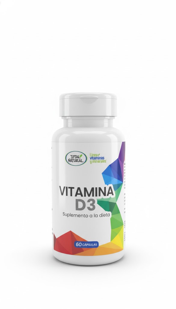 Vitamina D3 60 Capsulas - Total Natural