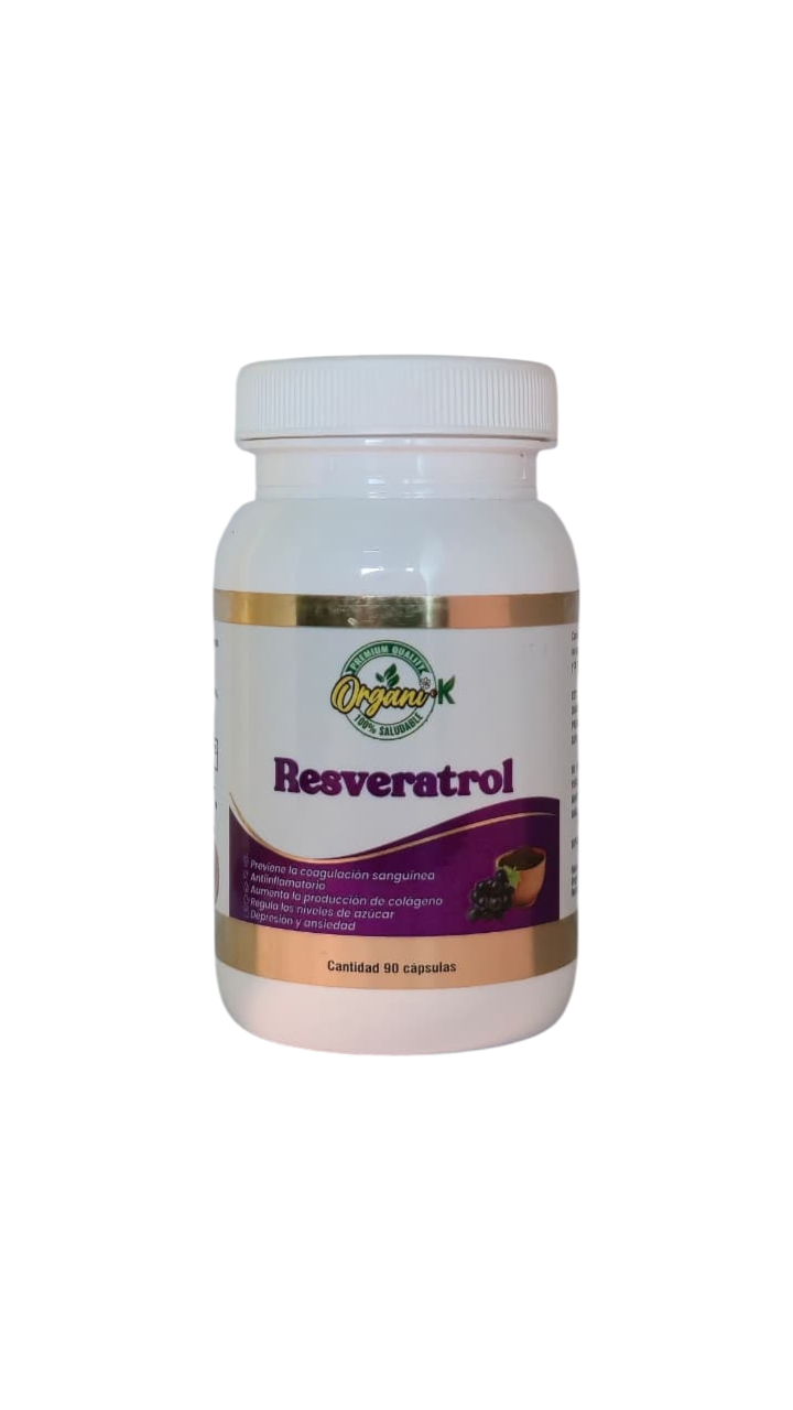 Resveratrol 90 Capsulas - Organik