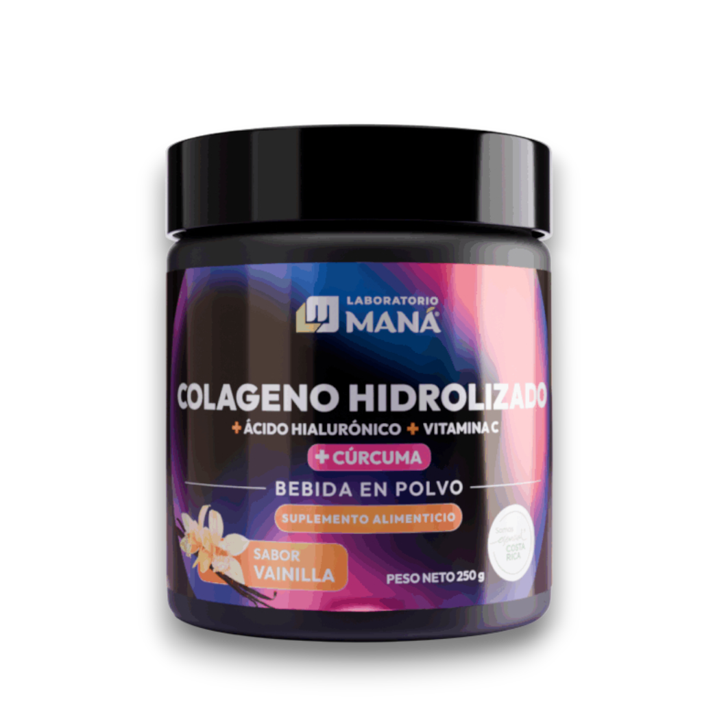 Colageno Hidrolizado +Acido Hialuronico + Curcuma Polvo 250g - EL MANA