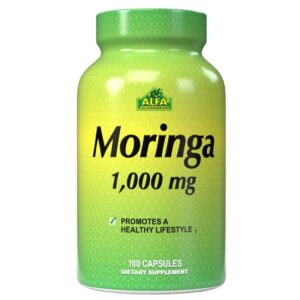 Moringa 1000mg 100 Capsulas - ALFA VITAMINS