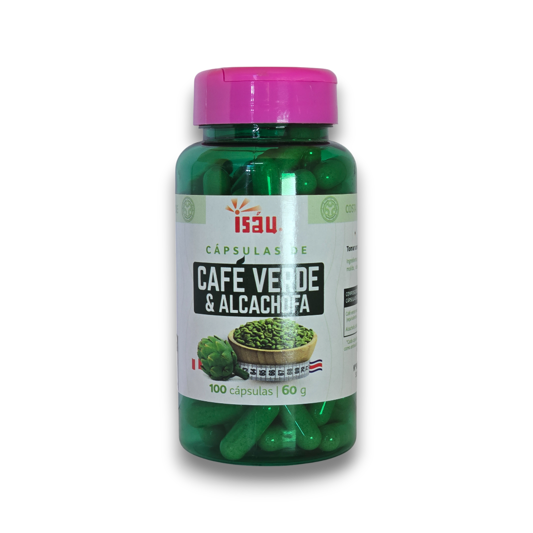 Café Verde y Alcachofa 100 Cápsulas - Isáu