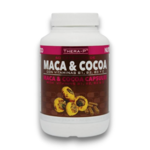 Maca y Cocoa con Vitaminas B1, B2, B3 y C 60 Cápsulas - THERA-P