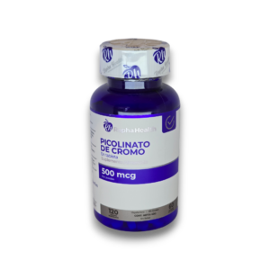 Picolinato de Cromo 500mcg 120 Tabletas Vegetarianas - Rapha Health