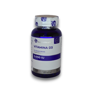Vitamina D3 5000IU 120 Cápsulas Blandas - Rapha Health