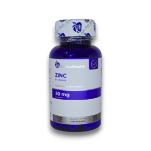 Zinc 50mg 120 Cápsulas Vegetarianas - Rapha Health